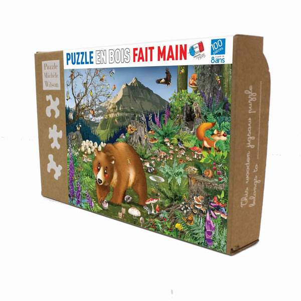 100 Piece - Children Wooden Art Jigsaw Puzzle - in the Mountain