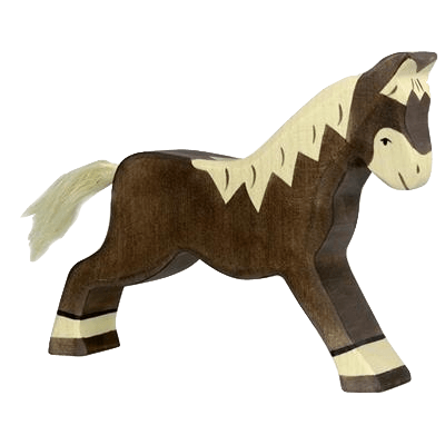 Horse, Dark Brown, Running