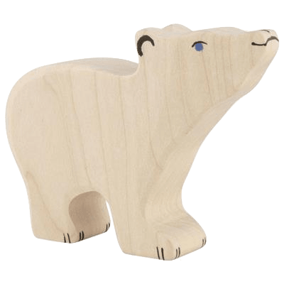 Small Polar Bear with Head Raised