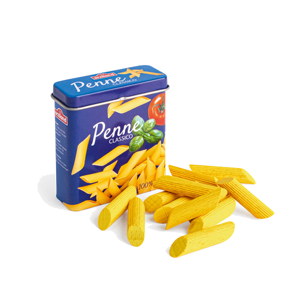 Penne Noodles in a Tin Pretend Food