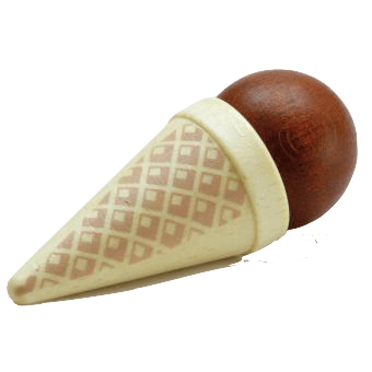 Ice Cream Cone, Chocolate Pretend Food