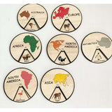 Continents and Animals Set