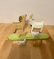 Ensemble Chevres et Leurs 4 Chevreaux - Set Goats and Their 4 Kids