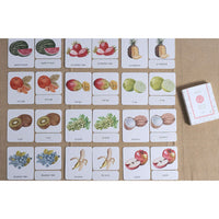 Fruit  3-Part Nomenclature Cards